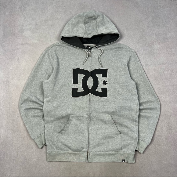 DC Other - DC Shoes Gray Zip-Up Hoodie